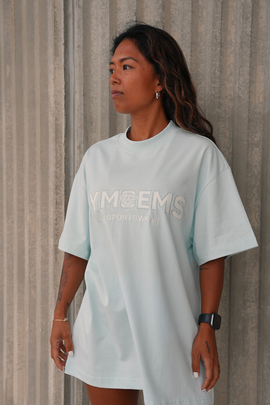 Classic Gem Tee - Crystal Blue - C I R J O I