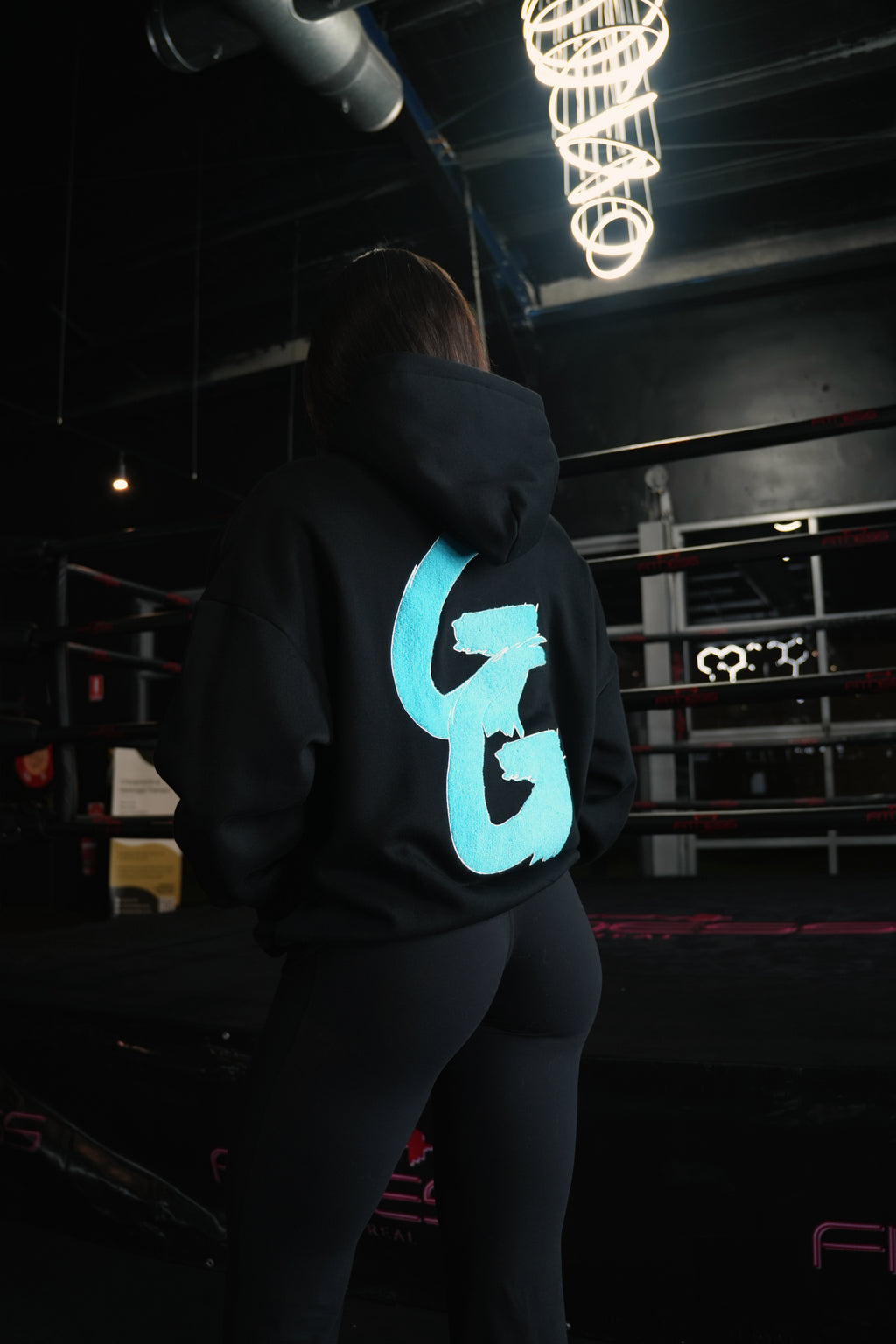 GYMGEMS Oversized Hoodie - Premium Cotton Fleece Lined Unisex Hoodie - C I R J O I