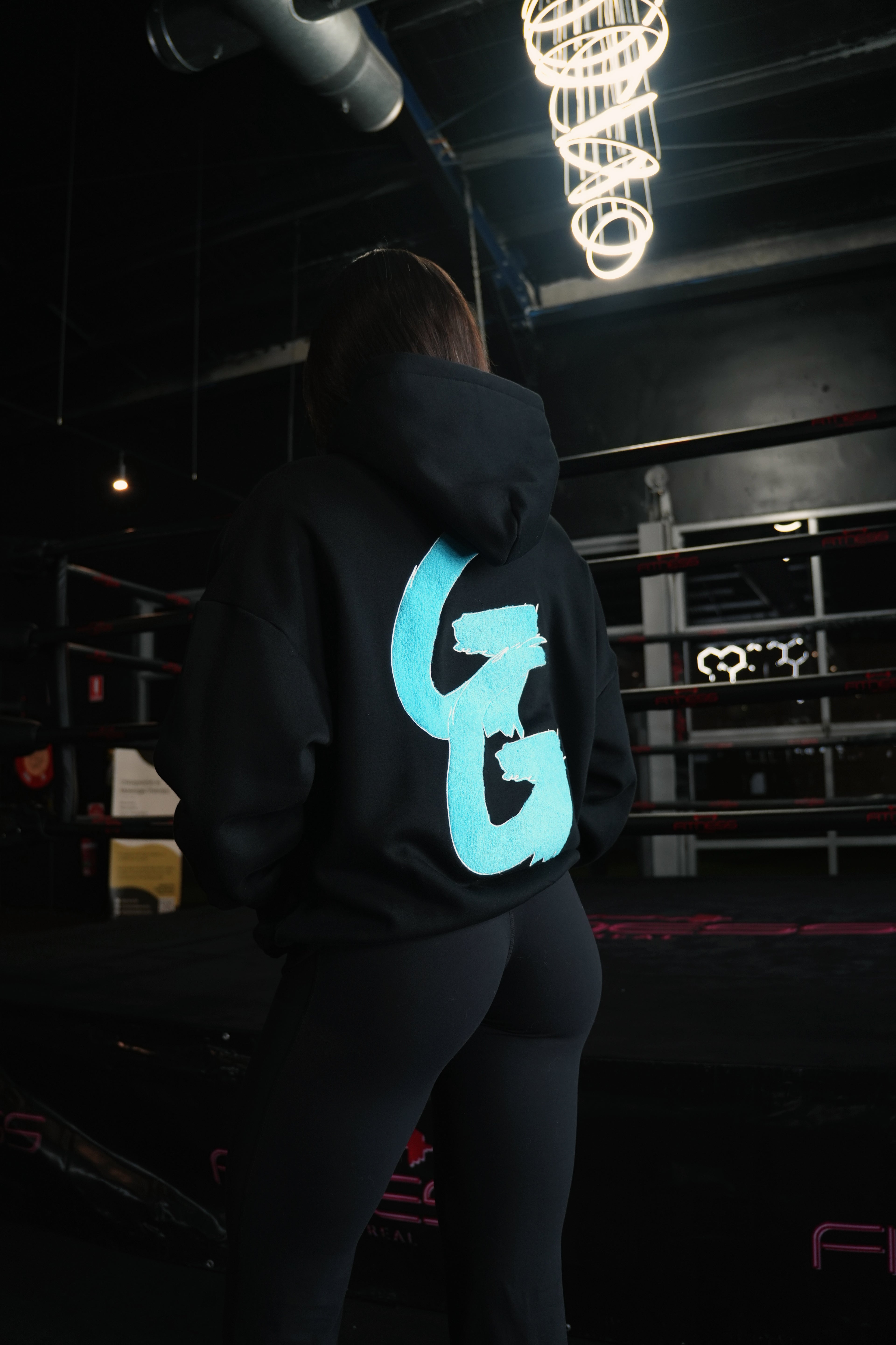 GYMGEMS Oversized Hoodie - Premium Cotton Fleece Lined Unisex Hoodie - C I R J O I