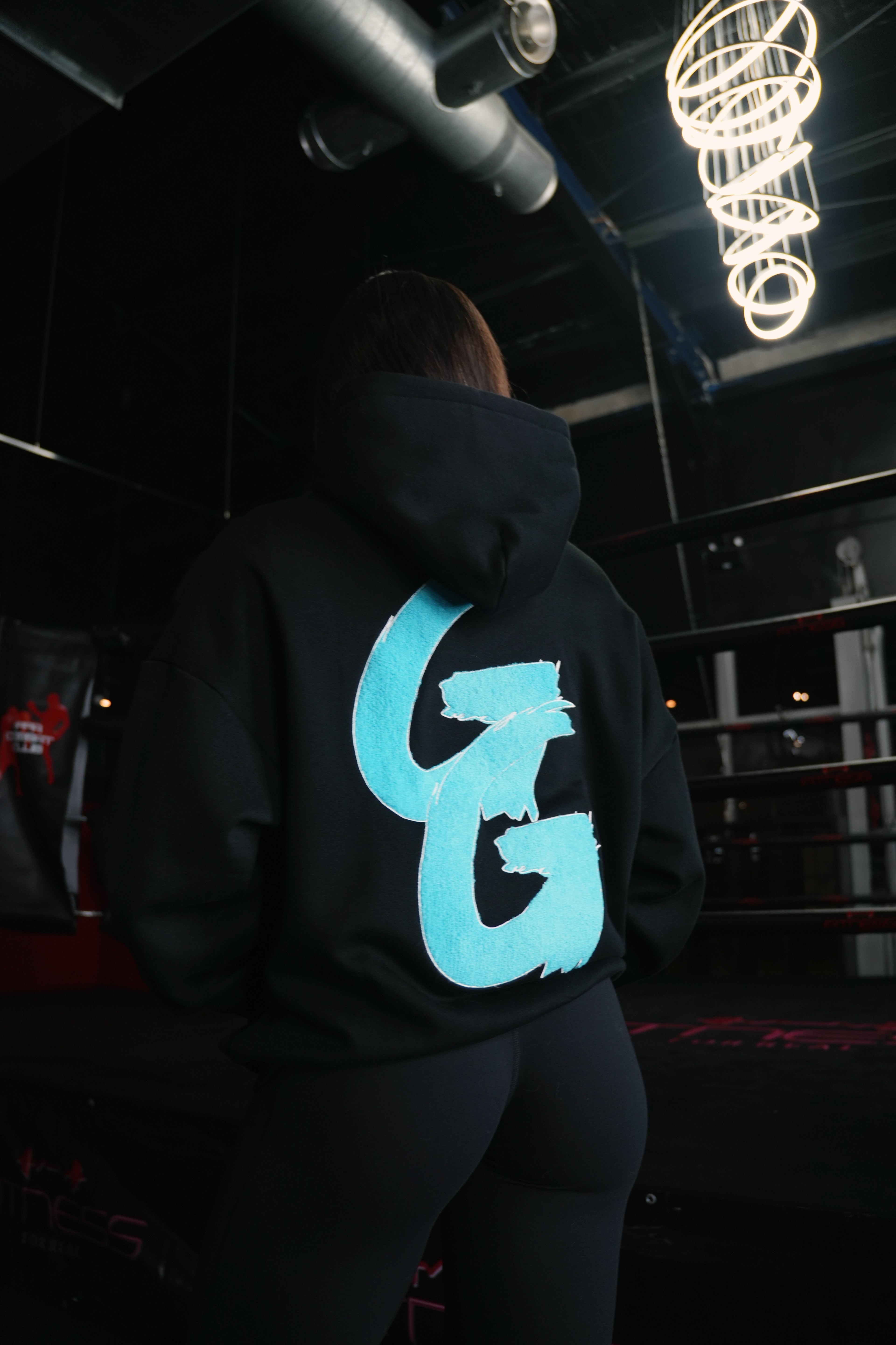 GYMGEMS Oversized Hoodie - Premium Cotton Fleece Lined Unisex Hoodie - C I R J O I