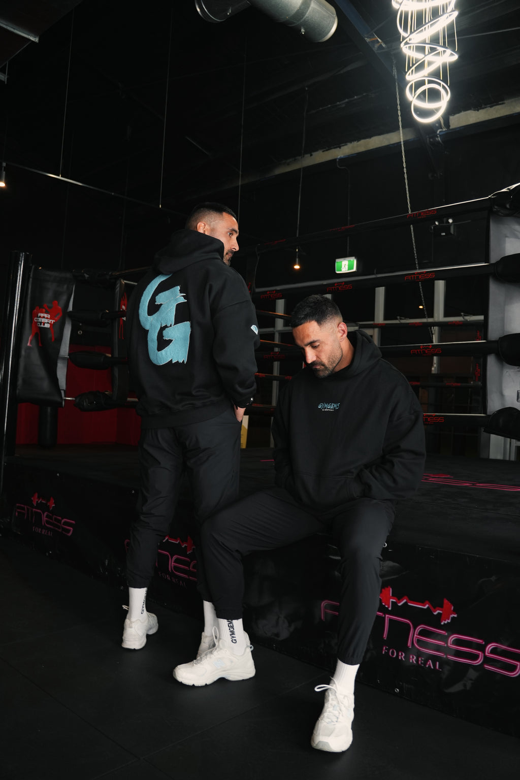 GYMGEMS Oversized Hoodie - Premium Cotton Fleece Lined Unisex Hoodie - C I R J O I